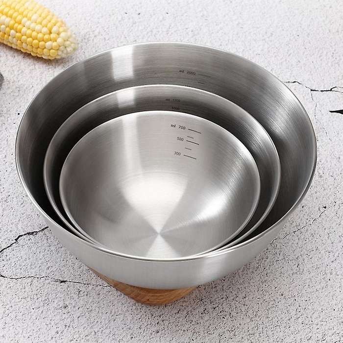 304 Stainless Steel Mixing Bowl Storage Bowl Set