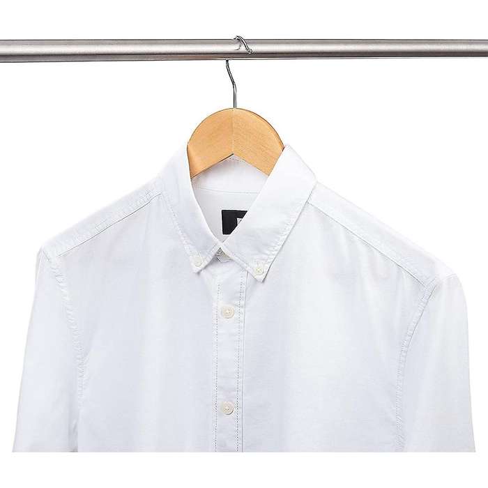 Set Of 10 Clothes Hangers Made Of Wood - Non-slip Hangers Rotatable