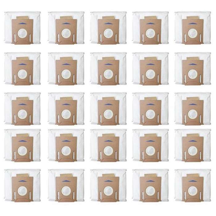 25 Pack Vacuum Dust Bags for Ecovacs Deebot Ozmo T8 & T8 Aivi Robot