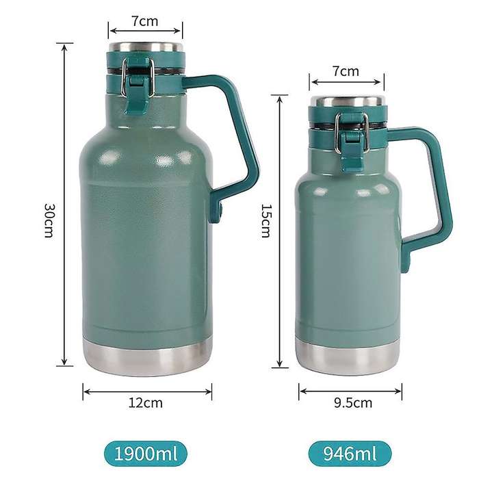 Vacuum Insulated Bottle Keep Liquid Hot/cold Stainless Steel 1900ml