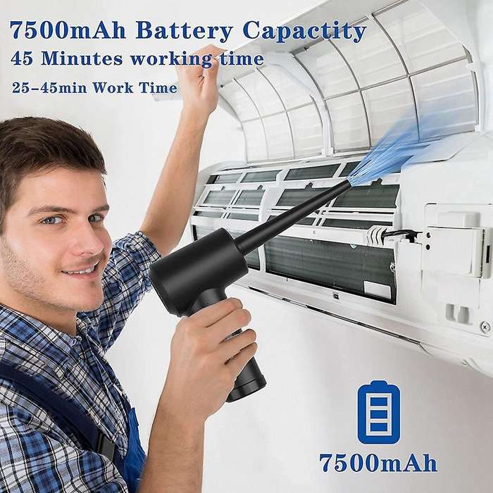 Compressed Air Duster, 3 Gear Powerful 51000 Rpm Cordless Air Duster