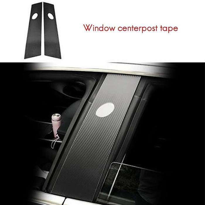 37pcs Car Interior Decorative Sticker 5d Glossy Carbon Fiber Trim