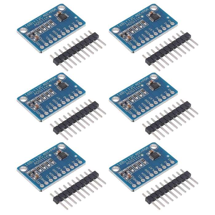 6 Pcs Ads1115 Analog to Digital Converter 16 Bit Adc Module Converter