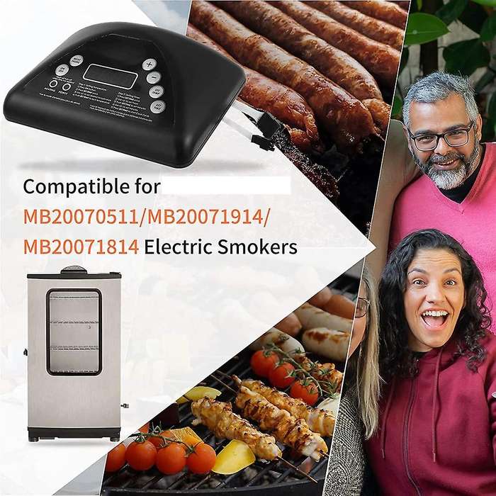 Digital Thermostat Panel Kit Replacement with Electric Smoker A
