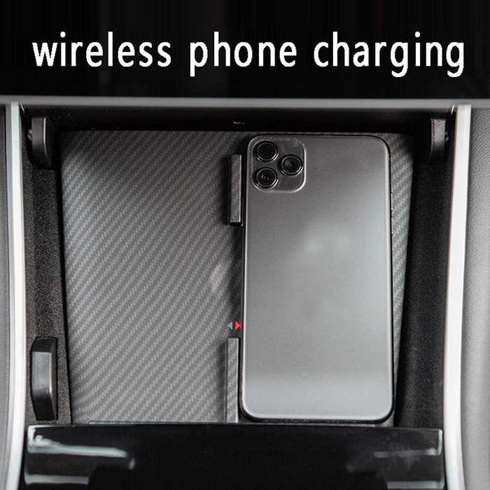 Carbon Fiber Wireless Charger Usb Port