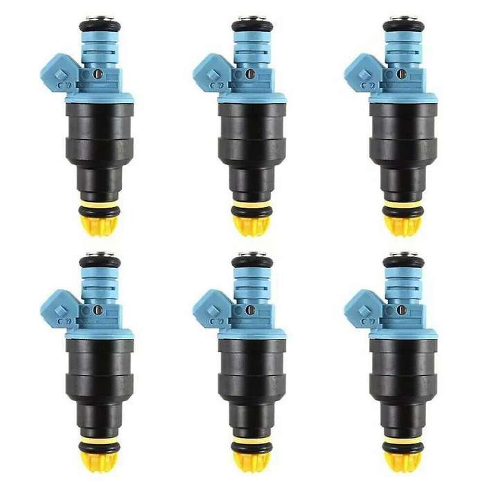 6pcs Car Fuel Injector for -bmw 3 E30 E36 5 E34 8 E31 7 E32 E38z1