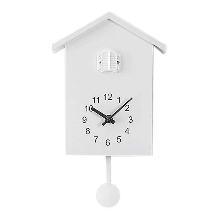 Cuckoo Clock Wall Clock- Movement Chalet-style ,white