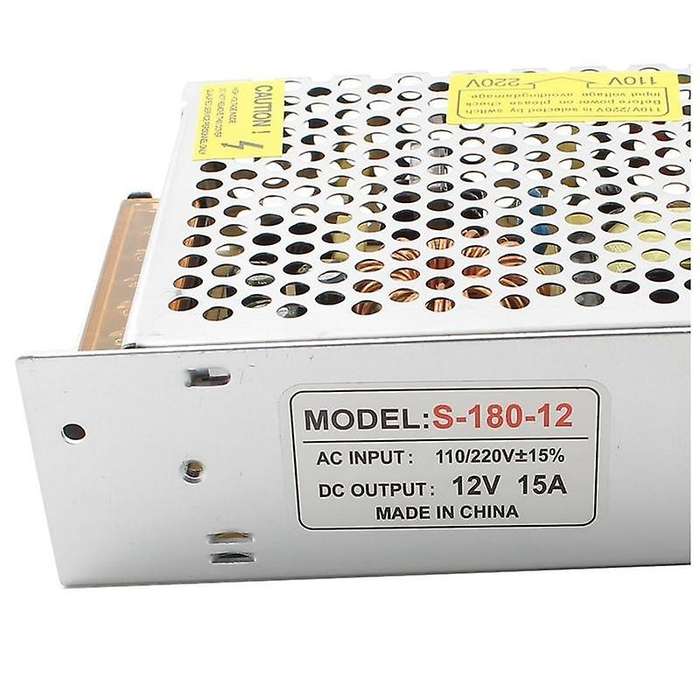 S-180-12 Led Strip Light Display Switch Power Supply Dc 12v 15a 180w