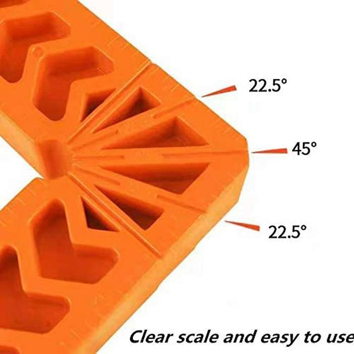 Square Angle Ruler Protractor 90 Degrees Right Angle Gauge 12pcs