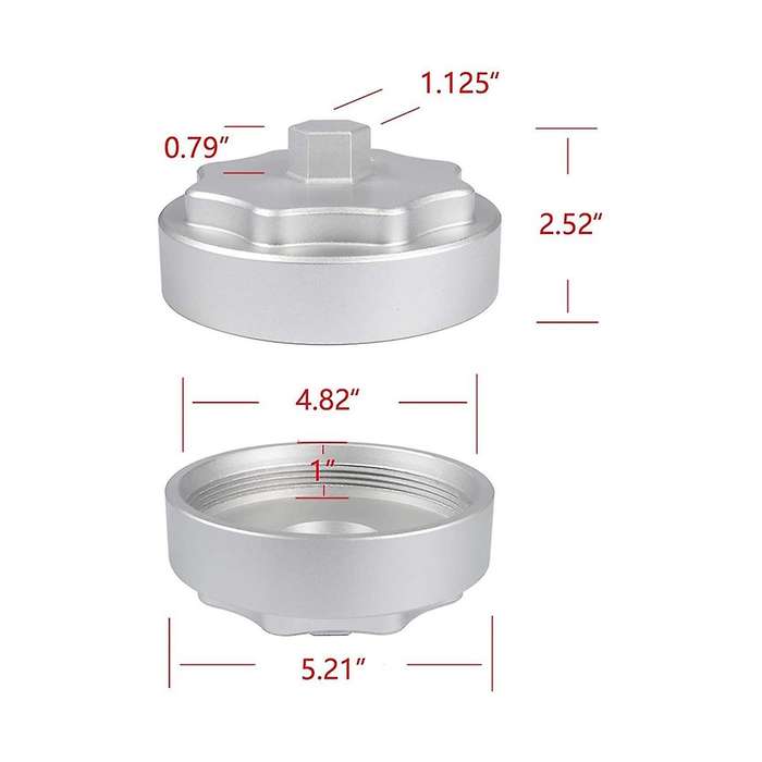 Fuel Filter Housing Cover for Ram 6.7l 2500 3500 4500 5500 2010-2019
