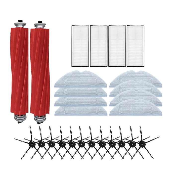 For Roborock S7 S70 S75 T7s Mop Cloth Washable Hepa Filter Side Brush