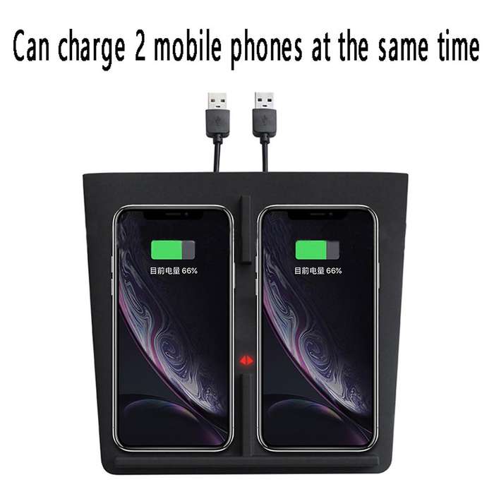 Black Wireless Charger Usb Port