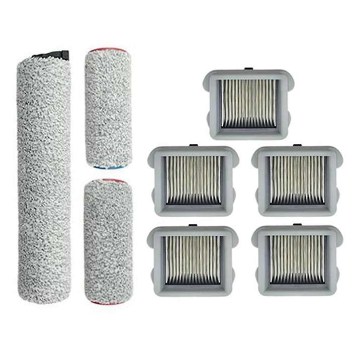 8pcs/set Filter Roller Brush Kit for Roborock U10 Sweeping Machine