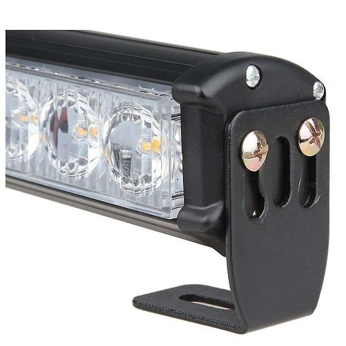 Emergency Traffic Advisor Flash Strobe Light Bar(white and Yellow)