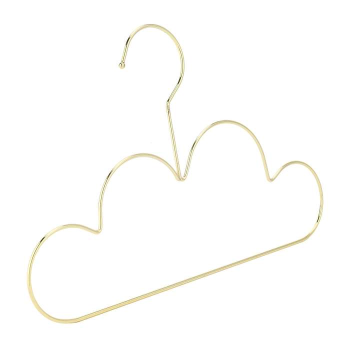 20pcs Non Slip Toddlers Clothes Hanger Golden Kids Cloud Shape Hanger