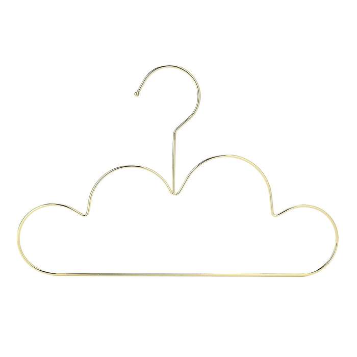 20pcs Non Slip Toddlers Clothes Hanger Golden Kids Cloud Shape Hanger