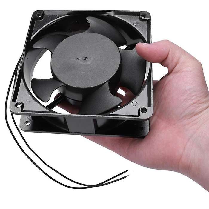 3pcs 120x120x38mm 5 Blades Axial Flow Cooling Fan Ac 220/240v 0.14a