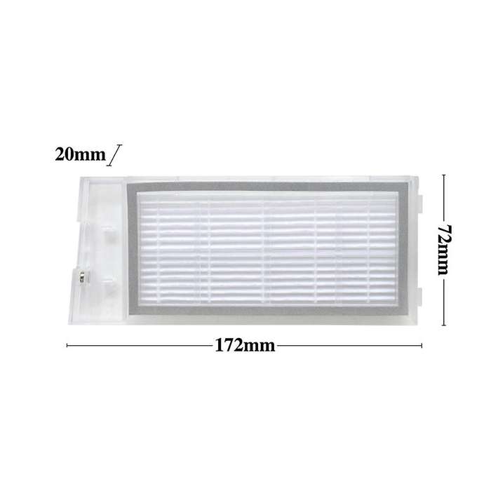 17pcs Main Brush Mop Cloth Hepa Filter Side Brush Dust Bag Parts