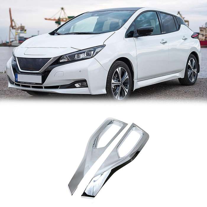 For Nissan Leaf Ze1 2018-2022 Chrome Front Fog Light Lamp Cover