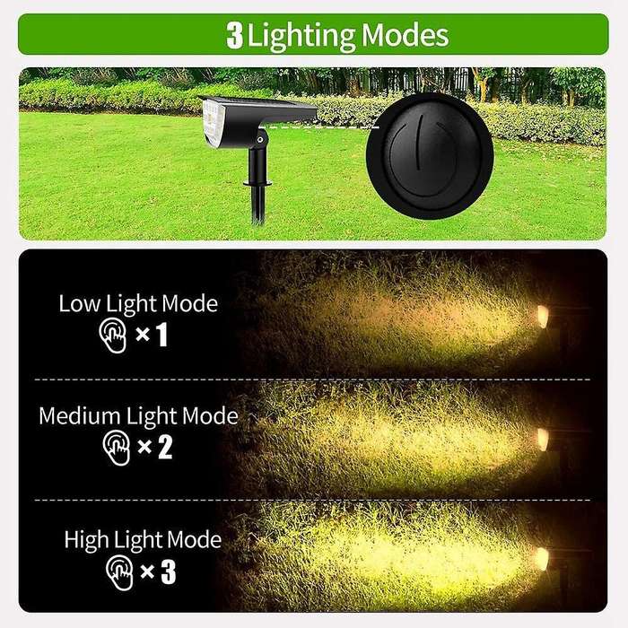 Solar Spot Lights Landscape Spotlight Wall Lights for Porch Yard B