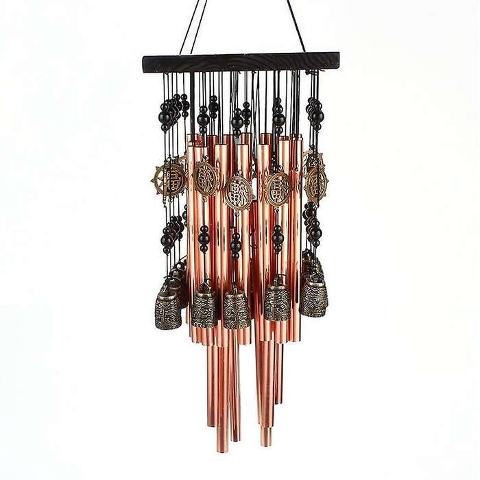 Outdoor Metal Tube Wind Chime with Copper Bell Large Windchimes