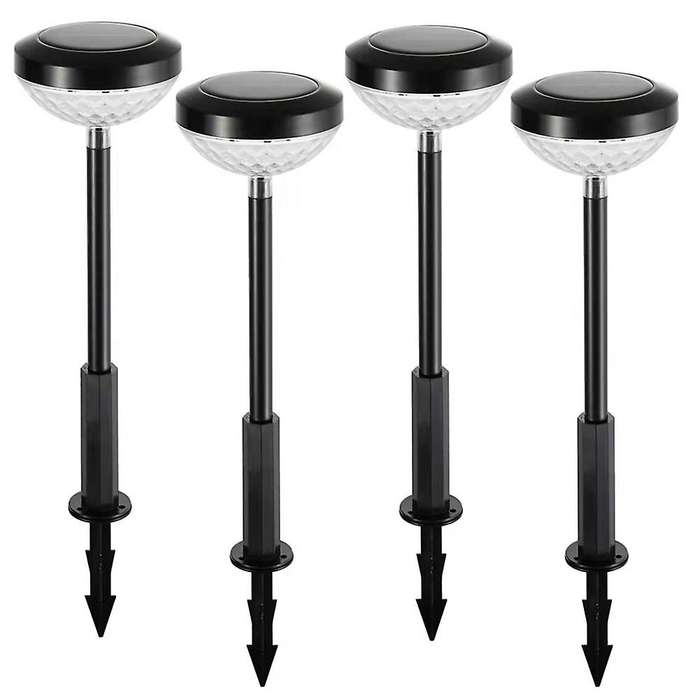 Solar Pathway Lights 4 Pack,led Solar Lights Outdoor,ip67 Waterproof