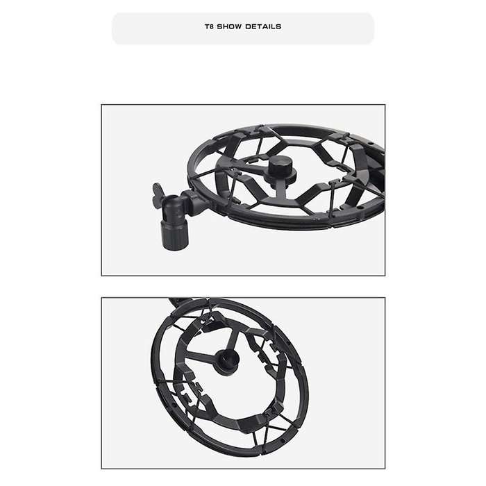 Aqa for Blueyeti Microphone Shock Mount Recording Large Diaphragm T8