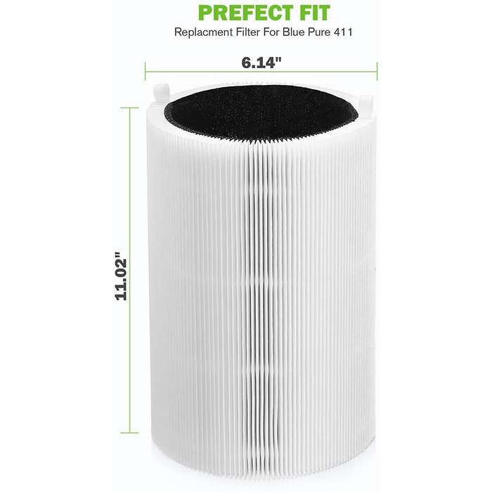 For Blueair Blue Pure 411/411+ & Blueair 3210 Activated Carbon Filter