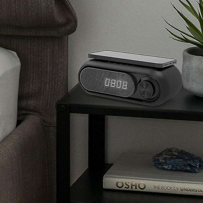 Alarm Clock Fm Radio with Usb Charging for Home Bedroom Bedside