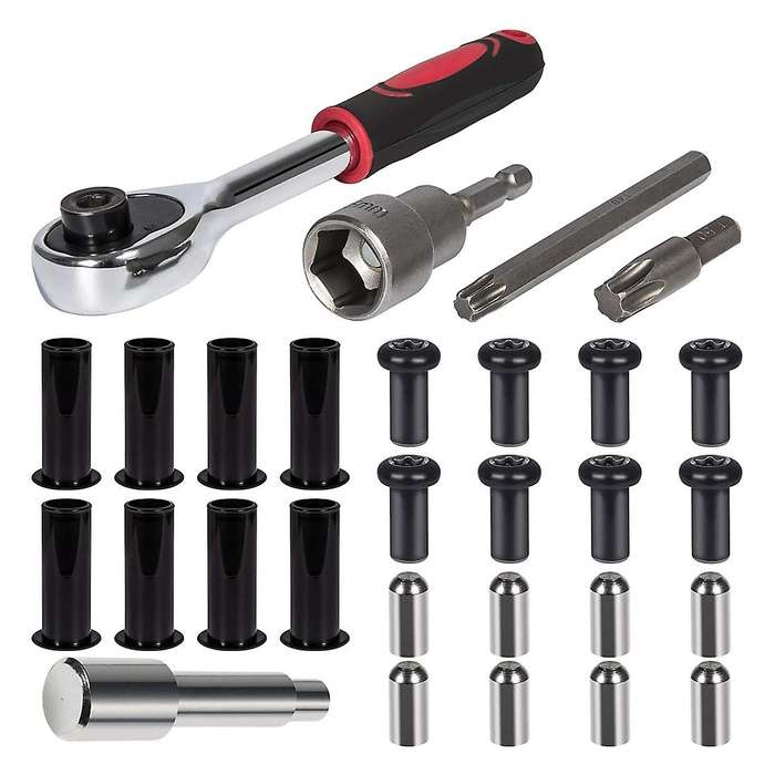 Door Pin Guides+door Hinge Nuts Kit for Jeep Wrangler Jk Jl 07-21