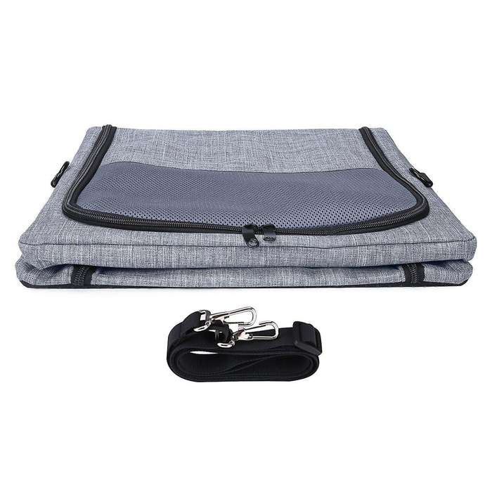 Dog Booster Car Seat with Seatbelt & Waterproof Pee Pad & Top Cover
