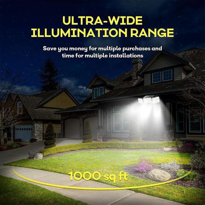 Solar Lights Outdoor, 188 Leds, Solar Flood Lights, Ip67 Waterproof