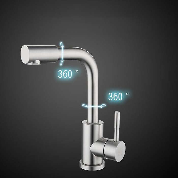 Basin Faucet 360 Degree Swivel Basin Mixer Taps Single Handle