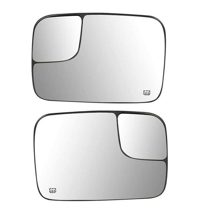Front Heated Rear View Mirror Lens Glass for Dodge Ram 1500 1998-2010