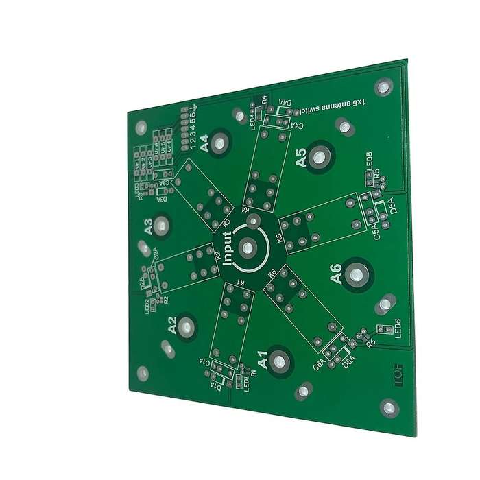 6-way 6:1 Coax Remote Antenna Switch So-239 1.8mhz--60mhz Diy Kits