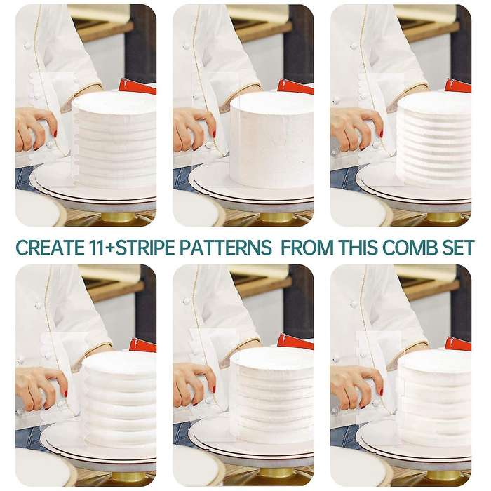Acrylic Round Cake Discs Set,buttercream Tiered Cake Decorating Tools