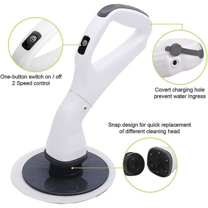 Electric Spin Scrubber, for Cleaning Tub,tile,sink,wall Us Plug