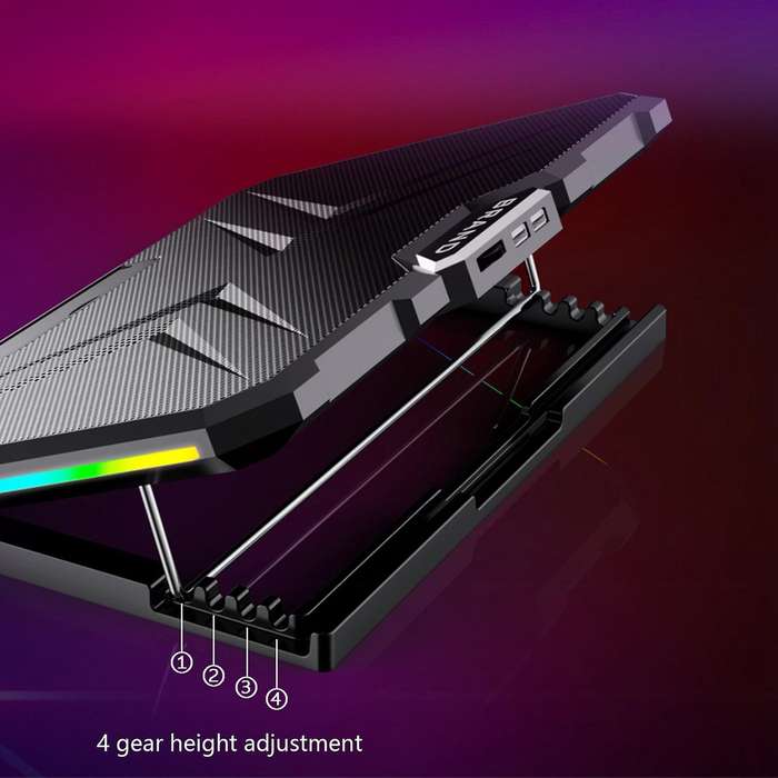 Notebook Cooler 2 Fans 2 Usb Ports for 12-17 Inch Notebook Cooling