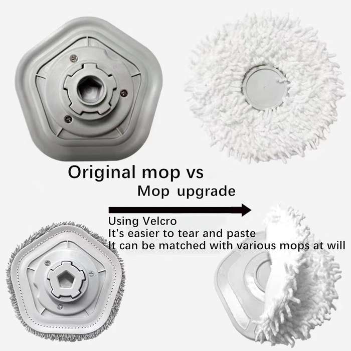 12pcs Detachable Mop Cloths Mop Stents for Dreame Bot W10 / W10 Pro
