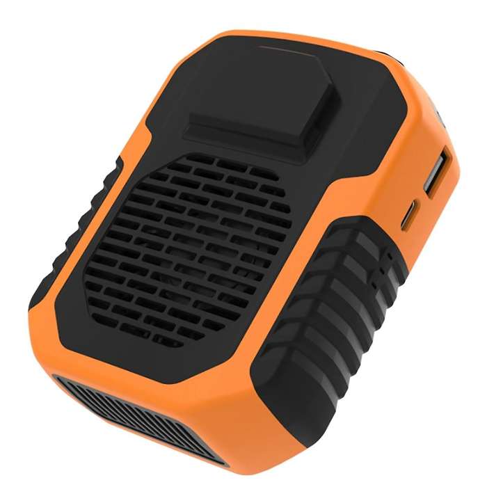 Portable Waist Clip Fan 6000mah Battery Operated Necklace Fan C