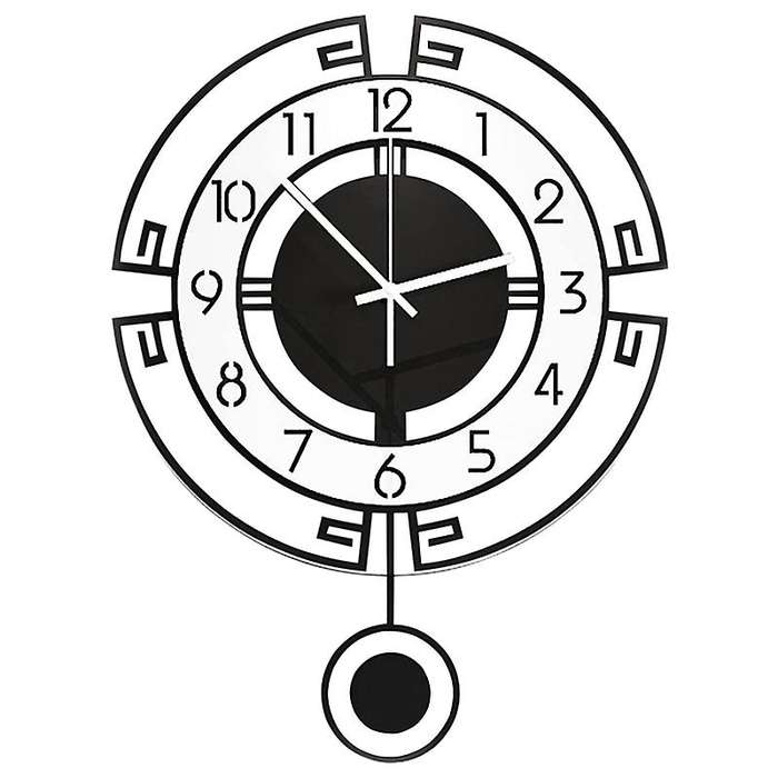 Modern Wall Clock,silent Movement Clock for Living Room Creative