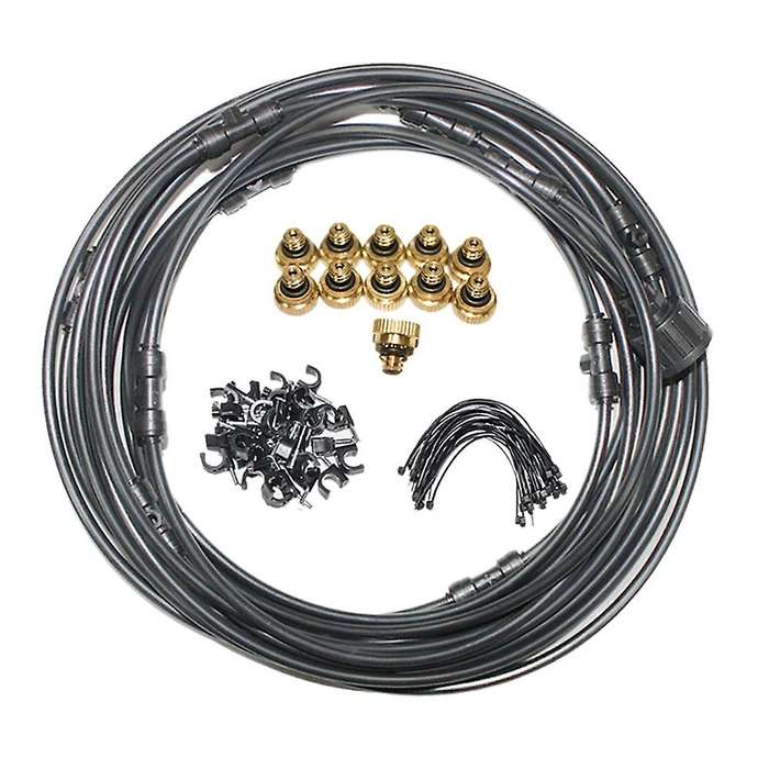 Misting System, Outdoor Misting Cooling System with 59.05 Feet