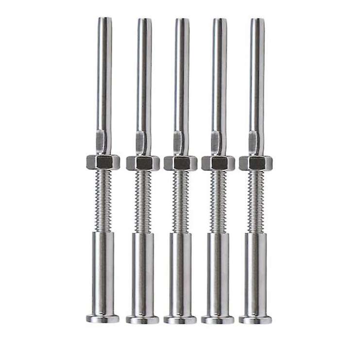 20pcs Invisible Turnbuckle Hand Swage Threaded Stud Tension Hex Head