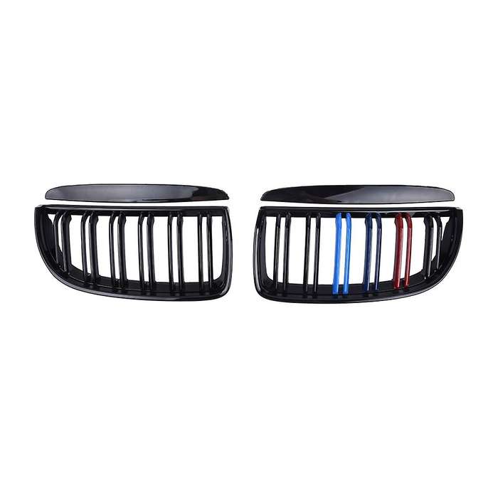 Front Hood Kidney Double Line Grills For-bmw 3 Series E90 E91 05-08