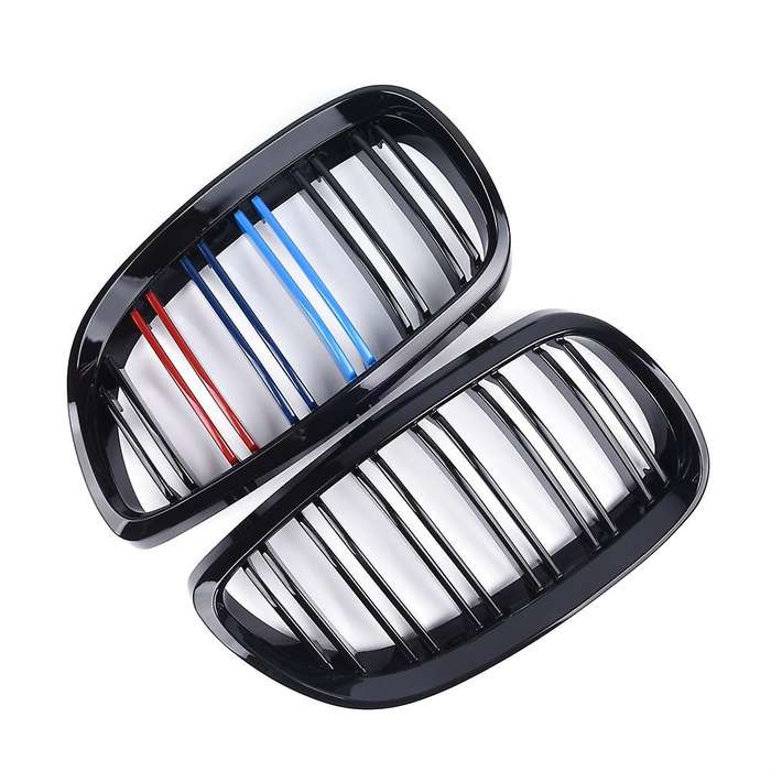 Car Gloss Black Front Mesh Sport Grills For-bmw 3 Series E92 M3 07-10