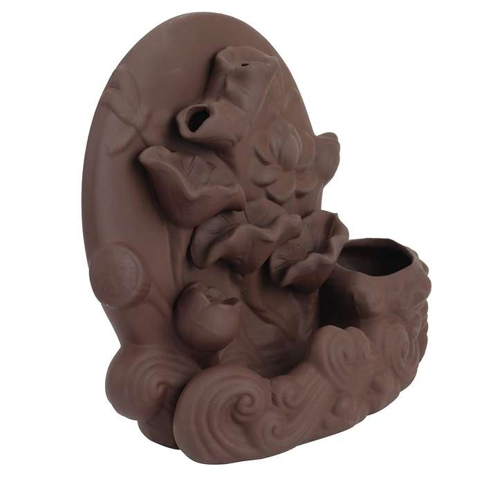 Burner Incense,burner Ceramic Flowing Water Back Incense Burner