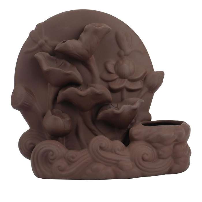 Burner Incense,burner Ceramic Flowing Water Back Incense Burner