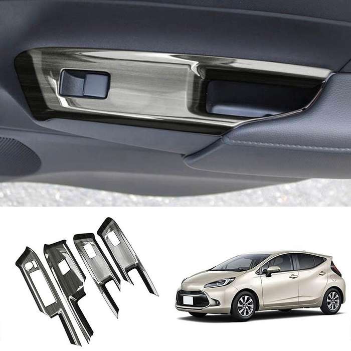 Window Glass Lift Botton Swtich Panle Cover for Toyota Aqua 2021 Rhd