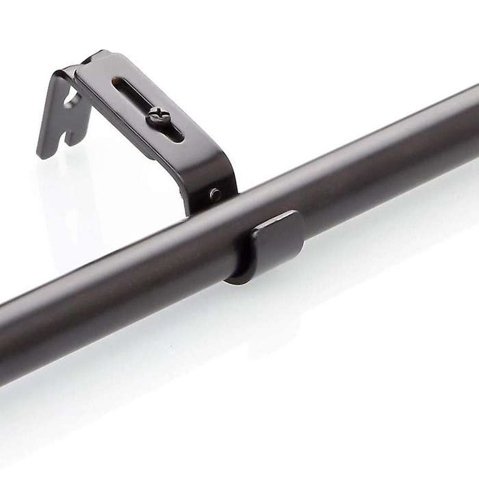 12pcs Double Curtain Rod, Curtain Brackets for 1inch and 5/8inch Rod