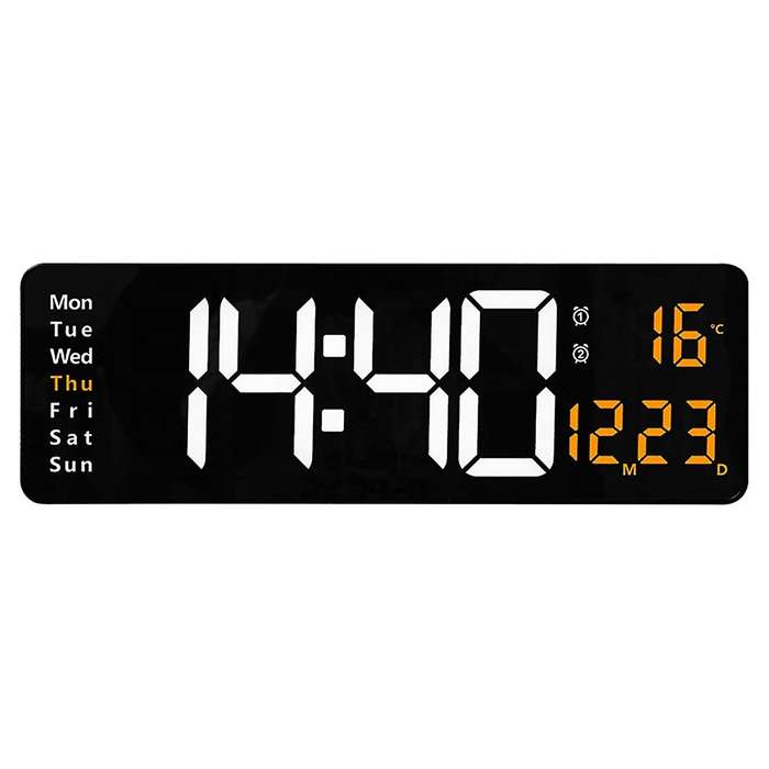 Clock Hanging Watch Intelligent Digital with Remote Control B